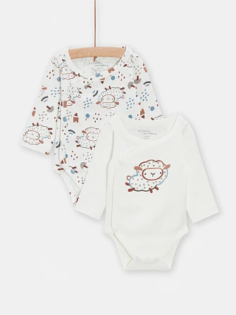 Σετ Βρεφικά Φορμάκια για Αγόρια 2 τμχ Sheep Dream