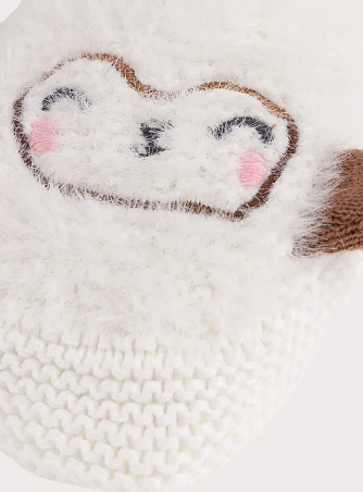 Βρεφικά Παπούτσια Αγκαλιάς Embroidered knitted (Μεγέθη 13-16)