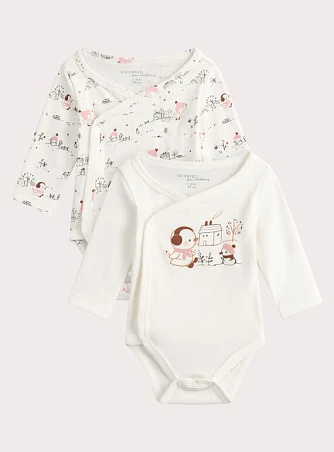 Σετ Βρεφικά Φορμάκια για Κορίτσια Cold Ducks 2 τμχ