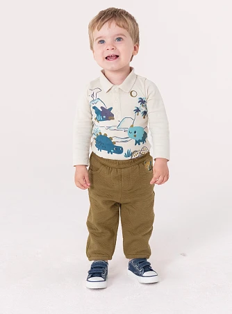 Βρεφικό Παντελόνι για Αγόρια Olive Dino