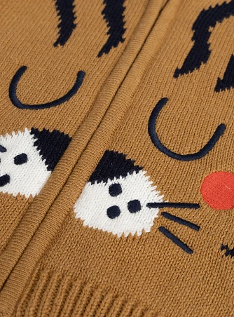 Βρεφική Ζακέτα για Αγόρια Happy Tiger