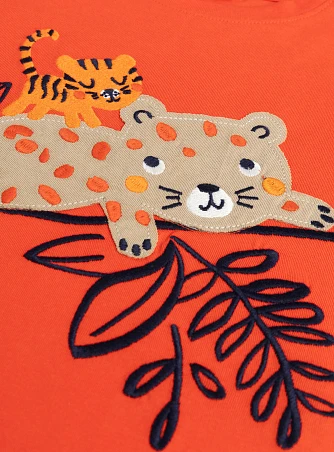 Βρεφική Μπλούζα για Αγόρια Orange Friends