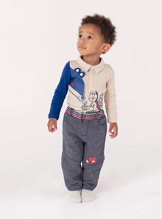 Βρεφικό Παντελόνι για Αγόρια Striped Fox