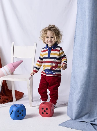 Βρεφική Μπλούζα για Αγόρια Multi Stiped