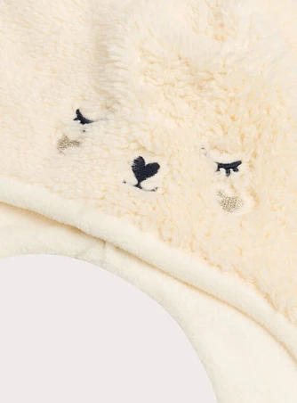 Βρεφικός Σκούφος για Κορίτσια Cute Beige