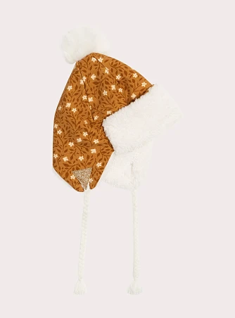 Βρεφικός Σκούφος για Κορίτσια Floral Chapka