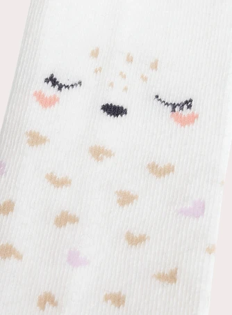 Βρεφικό Καλσόν για Κορίτσια White Hearts