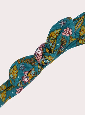 Βρεφική Κορδέλα για Κορίτσια Turquoise Floral