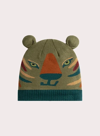 Παιδικός Σκούφος για Αγόρια Green Tiger