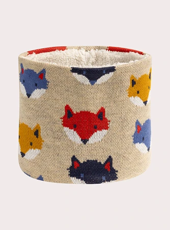 Παιδικός Λαιμός για Αγόρια Beige Foxes