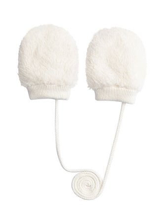 Βρεφικά Γάντια για Αγόρια Ecru Fur