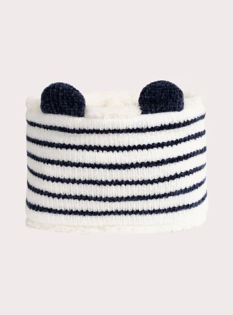 Βρεφικός Λαιμός Navy Stripped