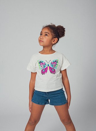 Παιδική Μπλούζα για Κορίτσια White Butterfly