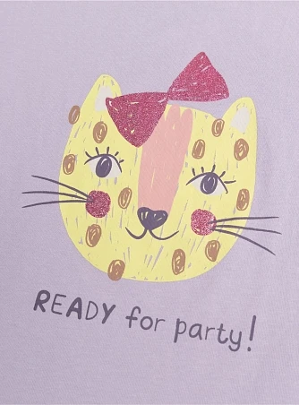 Παιδική Μπλούζα για Κορίτσια Party Kitten