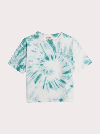 Παιδική Μπλούζα για Κορίτσια Green Tie Dye