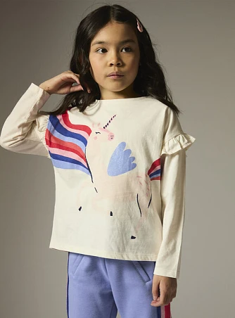 Παιδική Μπλούζα για Κορίτσια Majestic Unicorn