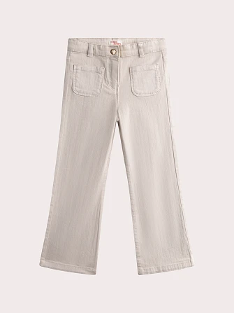 Παιδικό Παντελόνι για Κορίτσια Beige Flare