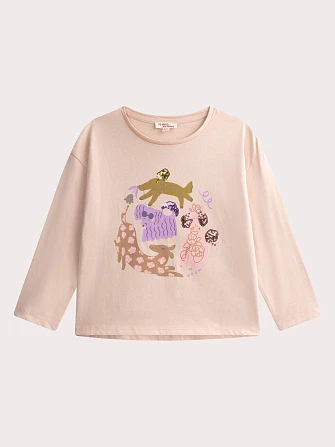 Παιδική Μπλούζα για Κορίτσια Pink Puppies