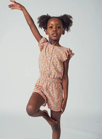 Παιδική Ολόσωμη Φόρμα για Κορίτσια Vintage Garden