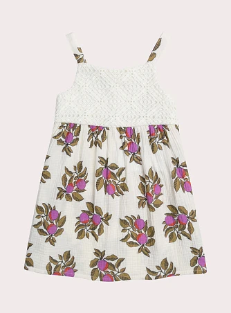 Παιδικό Φόρεμα για Κορίτσια Crema Boho