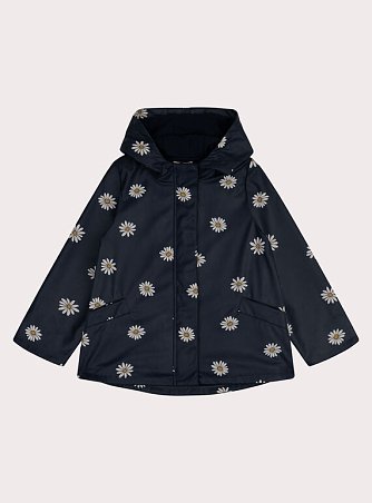 Παιδικό Αδιάβροχο Μπουφάν για Κορίτσια Dark Navy Daisies