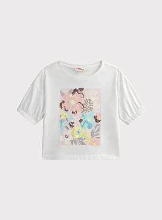 Παιδική Μπλούζα για Κορίτσια Flower Painting