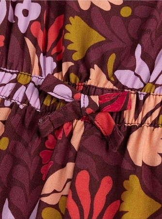 Παιδική Ολόσωμη Φόρμα για Κορίτσια Dark Floral