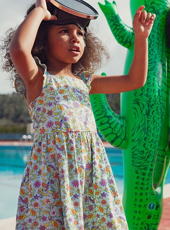 Παιδικό Φόρεμα για Κορίτσια Ruffled Floral