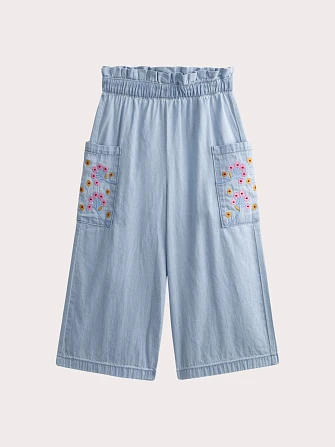 Παιδική Παντελόνα για Κορίτσια Flowy Denim