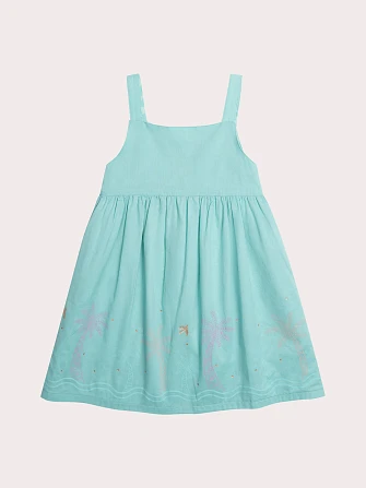 Παιδικό Φόρεμα για Κορίτσια Turquoise Print - 2 σε 1