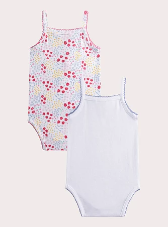 Σετ Βρεφικά Φορμάκια για Κορίτσια Jolie Fleur 2 τμχ