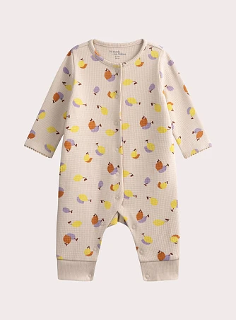 Βρεφική Πιτζάμα για Κορίτσια Beige Fruits
