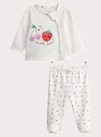 Σετ Βρεφικές Πιτζάμες για Κορίτσια Soft Fruits