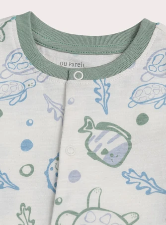 Βρεφική Πιτζάμα για Αγόρια Green Underwater
