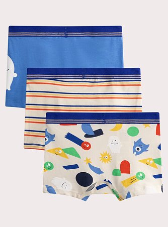 Σετ Παιδικά Εσώρουχα για Αγόρια Abstract Ghosts 3 τμχ