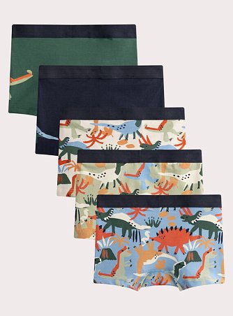 Σετ Παιδικά Εσώρουχα για Αγόρια Dino Verse 5 τμχ