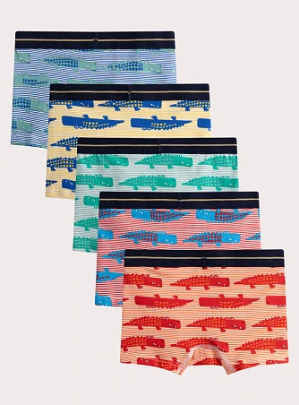 Σετ Παιδικά Εσώρουχα για Αγόρια Multi Alligators 5 τμχ