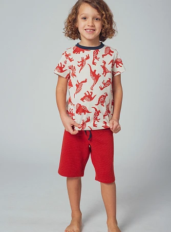 Παιδικό Σετ για Αγόρια Red Dinosaurs