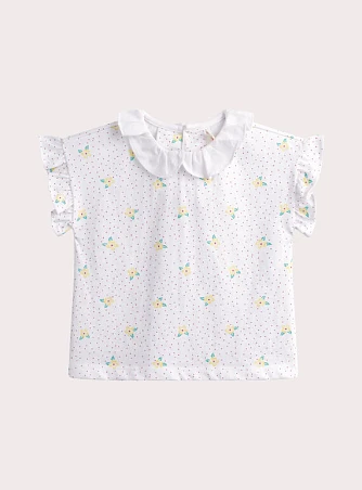 Βρεφική Μπλούζα για Κορίτσια Little Floral