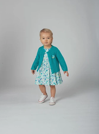 Βρεφική Ζακέτα για Κορίτσια Fancy Turquoise