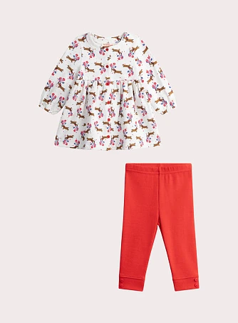 Βρεφικό Σετ για Κορίτσια Red Puppies