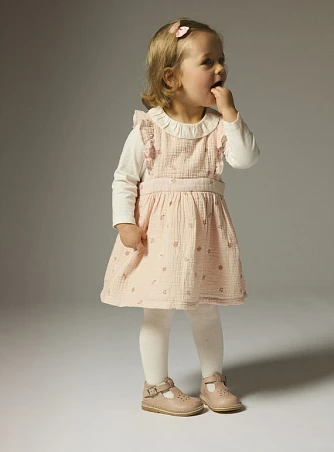 Βρεφικό Φόρεμα για Κορίτσια Apricot Pink