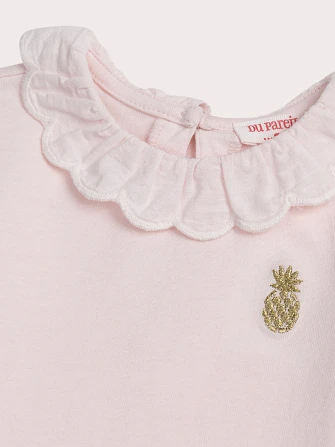 Βρεφική Μπλούζα για Κορίτσια Pink Pineapple