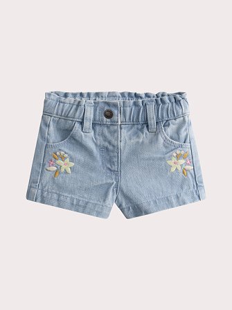 Βρεφικό Σορτς για Κορίτσια Light Denim Flower
