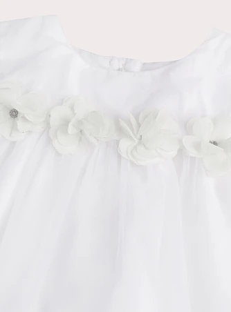 Βρεφικό Φόρεμα για Κορίτσια Tulle Flowers