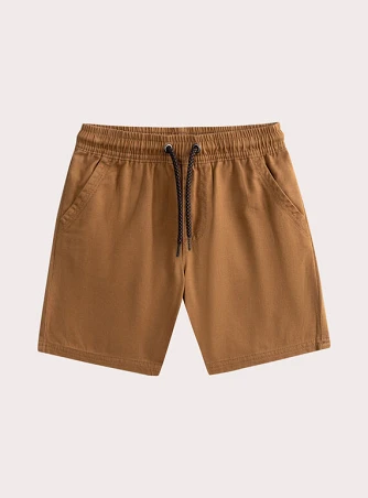 Παιδική Βερμούδα για Αγόρια Brown Twill