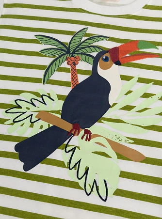 Παιδική Μπλούζα για Αγόρια Green Toucan