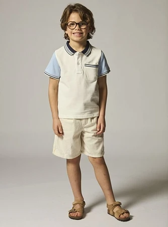 Παιδική Βερμούδα για Αγόρια Cream White