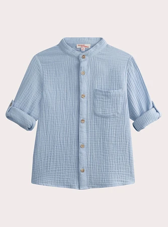 Παιδικό Πουκάμισο για Αγόρια Summer Blue