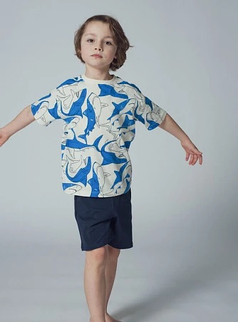 Παιδικό Σετ για Αγόρια Navy Sharks